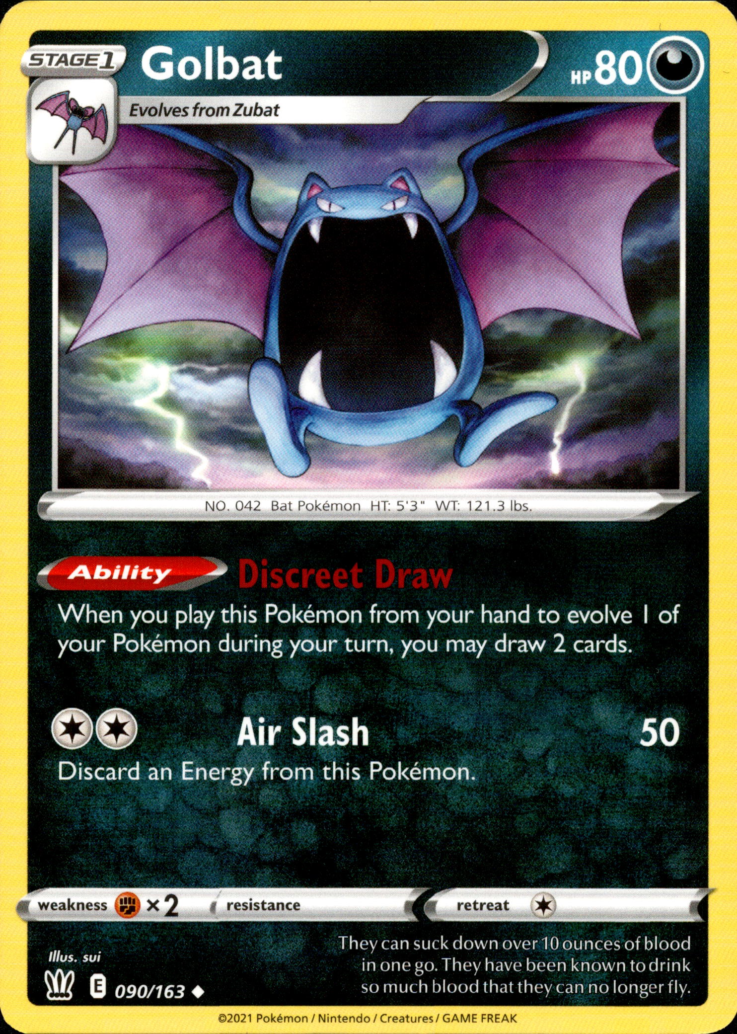 Golbat - 090/163 - Battle Styles - Card Cavern