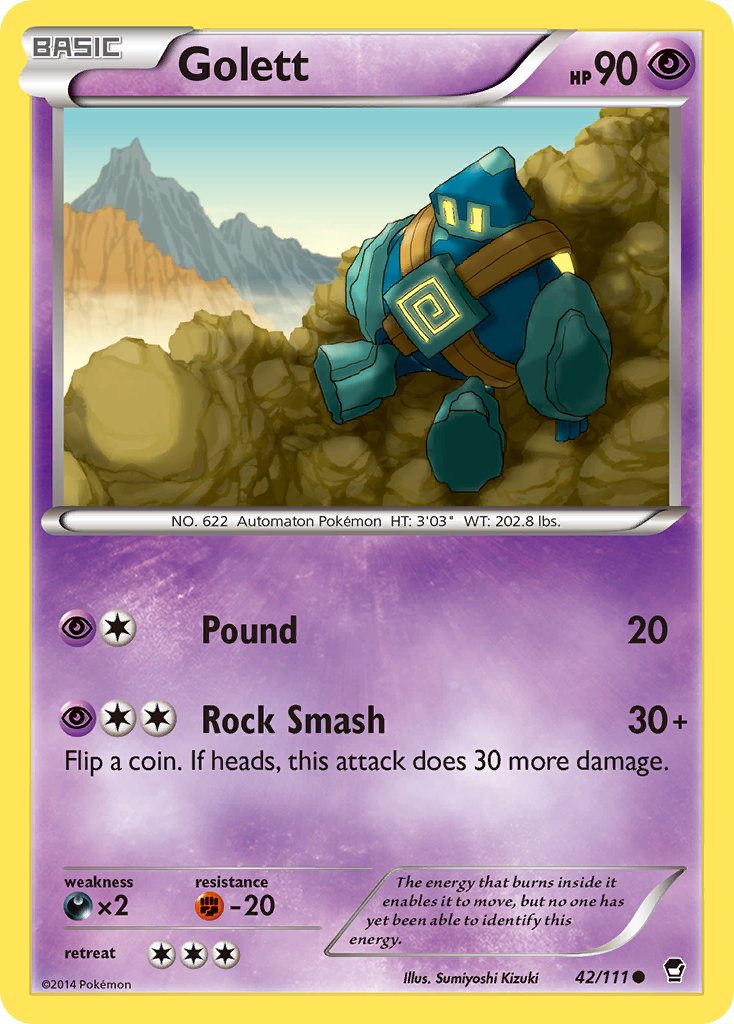 Golett - 42/111 - Furious Fists - Card Cavern