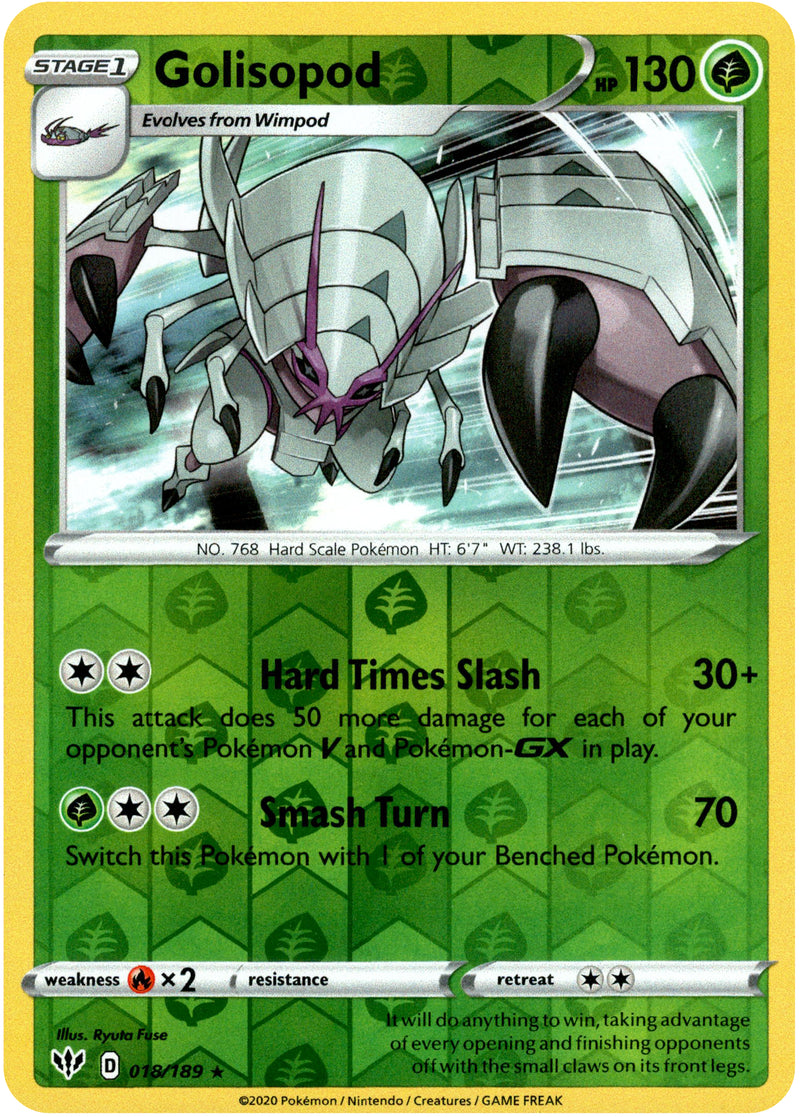 Golisopod - 18/189 - Darkness Ablaze