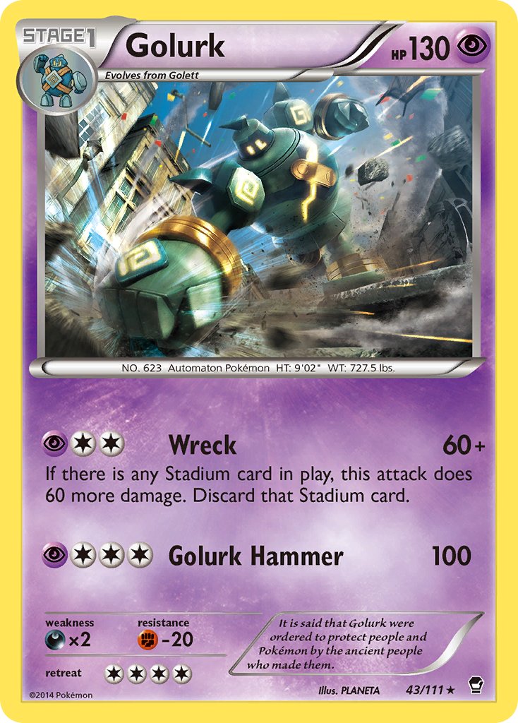 Golurk - 43/111 - Furious Fists - Card Cavern