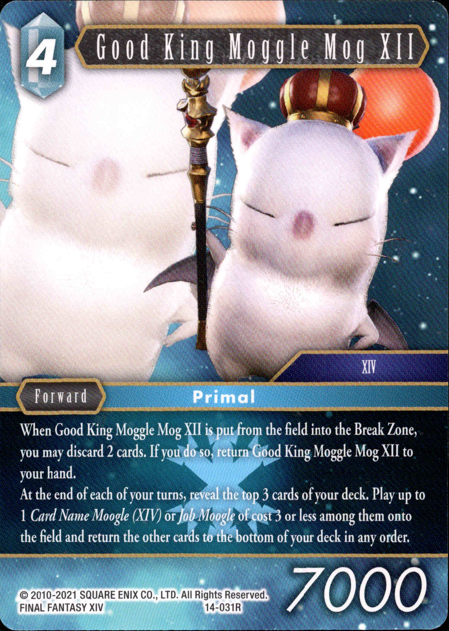 Good King Moggle Mog XII - 14-031R - Opus XIV - Card Cavern