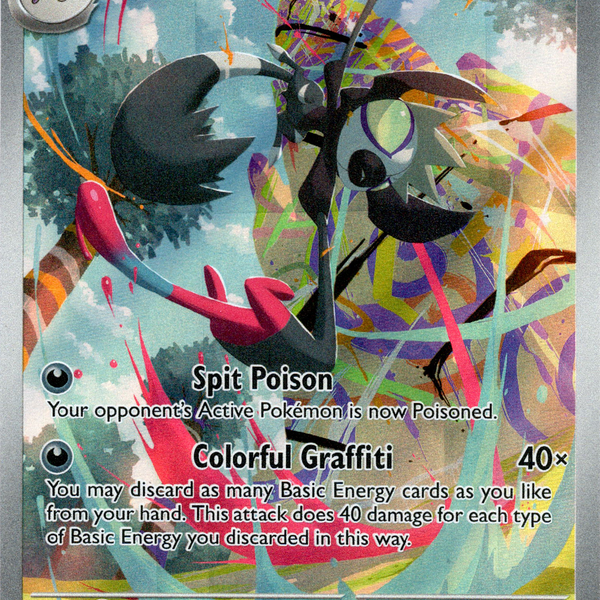 Grafaiai - 223/193 - Paldea Evolved - Holo Card Cavern Trading Cards, LLC Grafaiai - 223/193 - Paldea Evolved - Holo Card Cavern Trading Cards, LLC