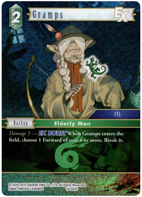 Gramps EX - 19-047C - From Nightmares - Foil - Card Cavern