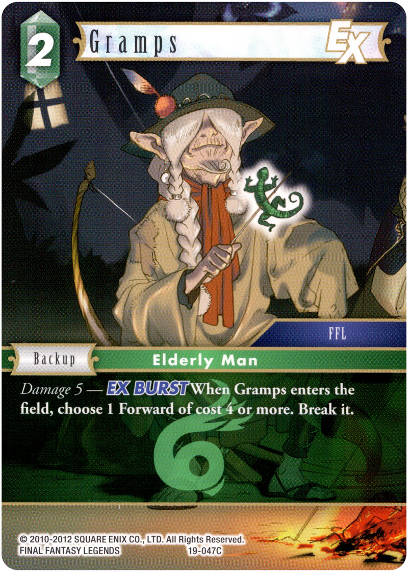 Gramps EX - 19-047C - From Nightmares – Card Cavern Trading Cards, LLC