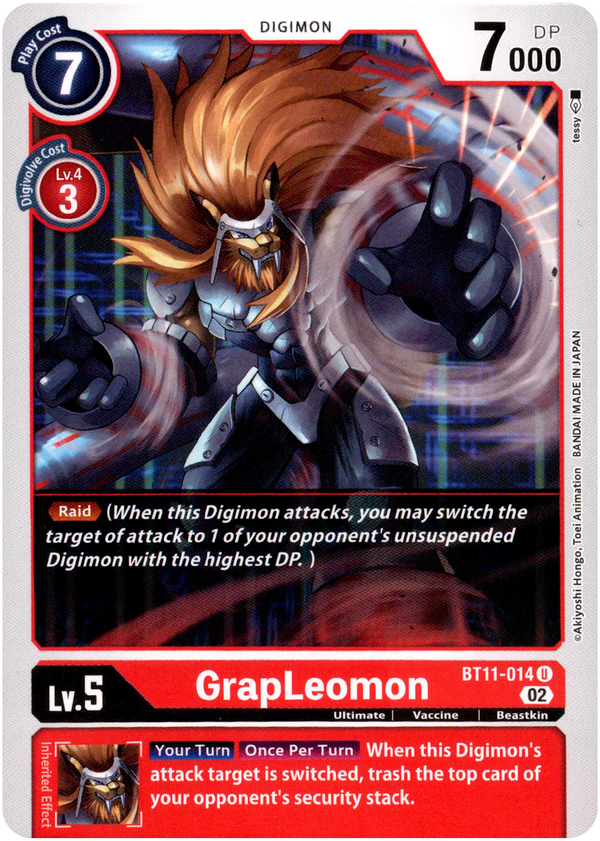 GrapLeomon - BT11-014 U - Dimensional Phase - Card Cavern