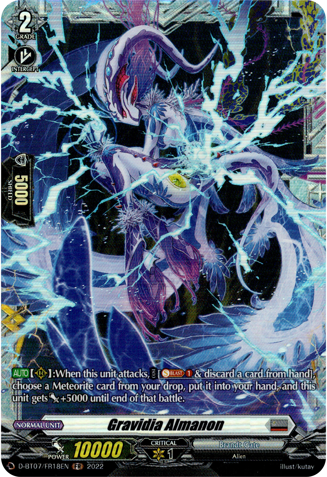 Gravidia Almanon - D-BT07/FR18EN - Raging Flames Against Emerald Storm - Card Cavern
