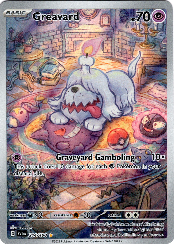 Greavard - 214/198 - Scarlet & Violet - Holo - Card Cavern