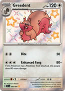Greedent - 206/091 - Paldean Fates - Holo - Card Cavern