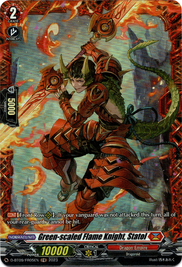 Green-scaled Flame Knight, Statol - D-BT09/FR05EN - Dragontree Invasion - Card Cavern