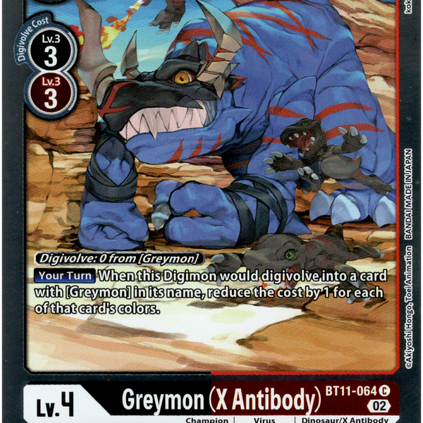Greymon (X Antibody) - BT11-064 C - Dimensional Phase