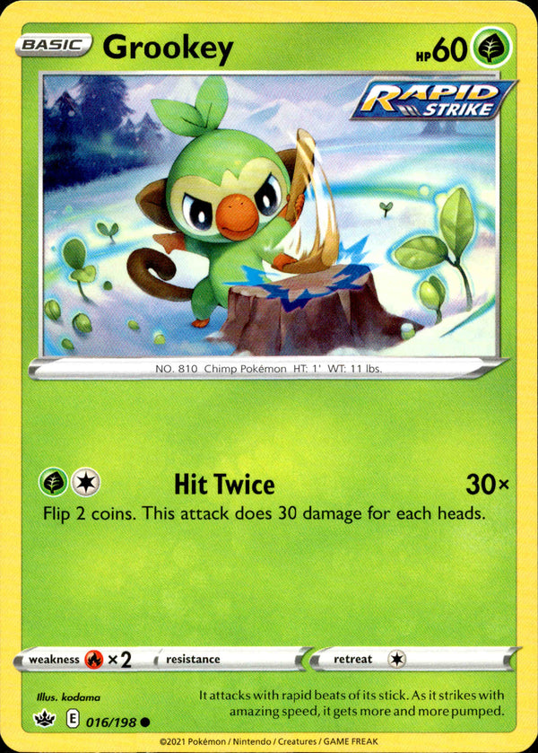 Grookey - 016/198 - Chilling Reign - Card Cavern