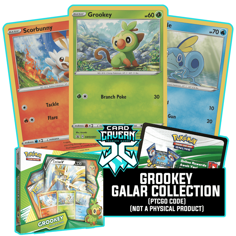 Grookey Galar Collection PTCGO Code - Card Cavern
