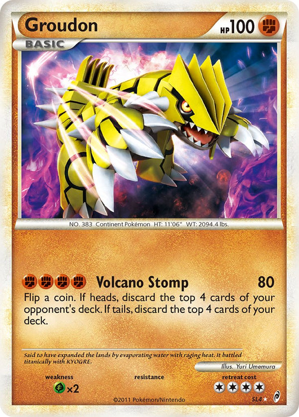 Groudon - 6/95 - Call of Legends - Holo - Card Cavern