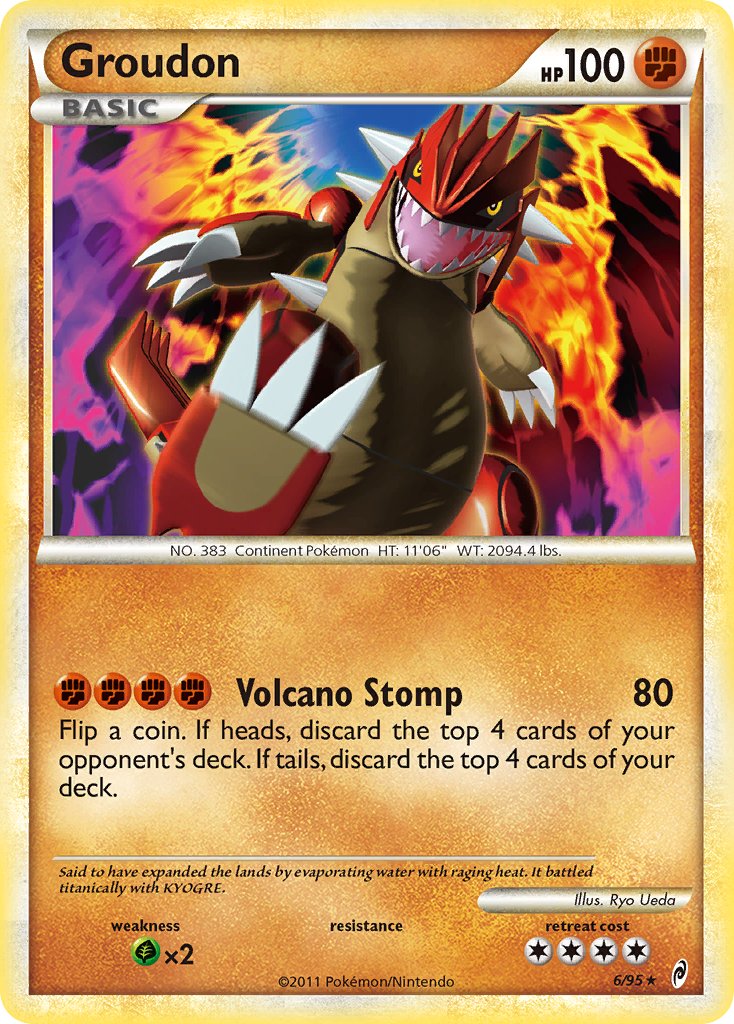Groudon - SL4 - Call of Legends - Card Cavern