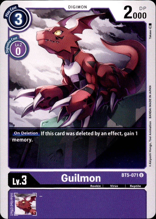 Guilmon - BT5-071 - Battle Of Omni - Card Cavern