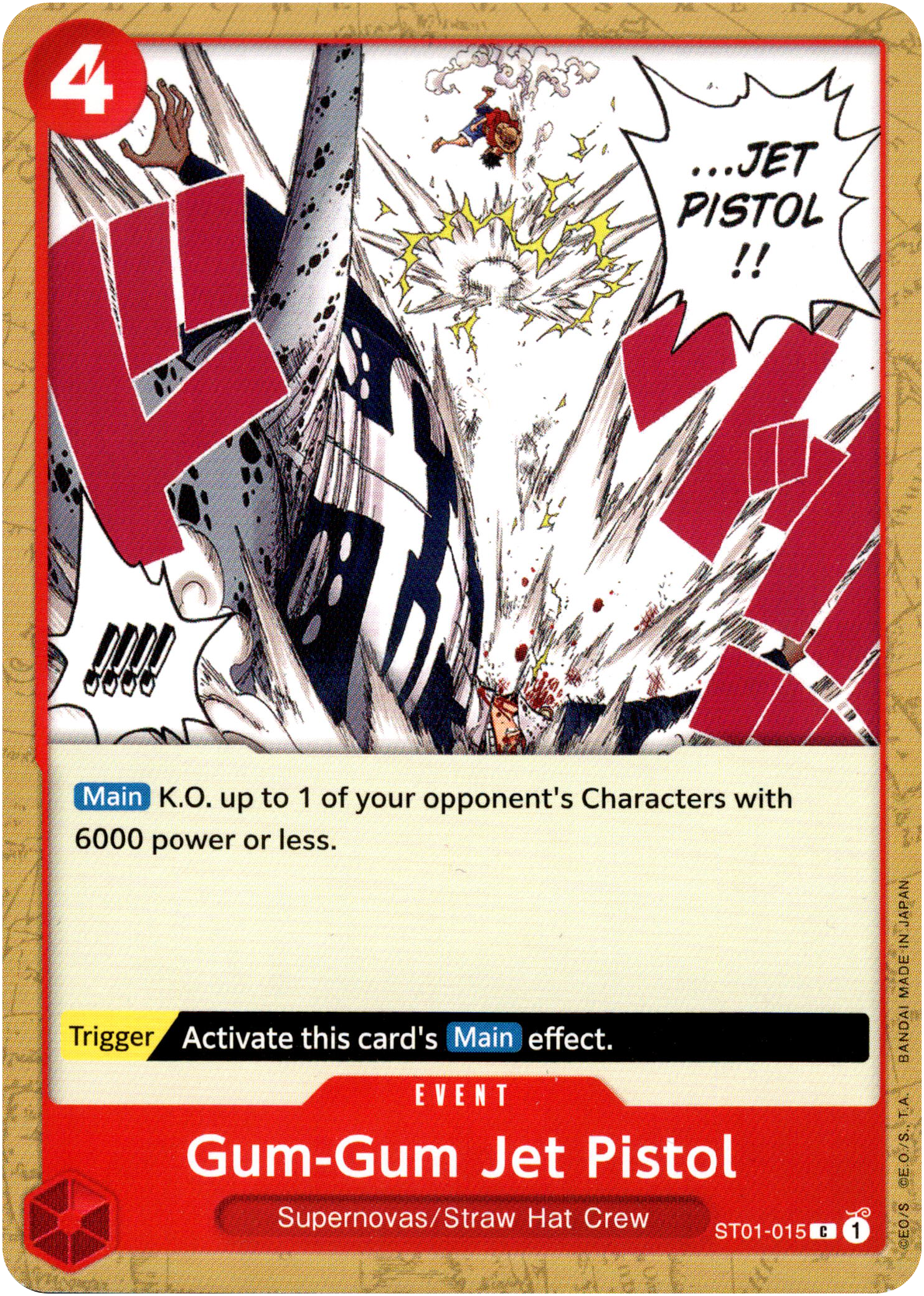 Gum-Gum Jet Pistol - ST01-015 C - Starter Deck - Card Cavern