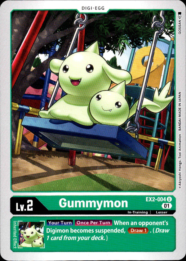 Gummymon - EX2-004 U - Digital Hazard - Card Cavern
