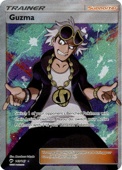 Guzma Full Art - 143/147 - Burning Shadows - Holo - Card Cavern