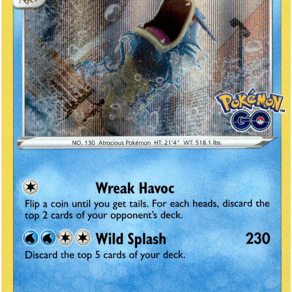 Gyarados - 022/078 - Pokemon Go - Holo Card Cavern Trading Cards, LLC Gyarados - 022/078 - Pokemon Go - Holo Card Cavern Trading Cards, LLC