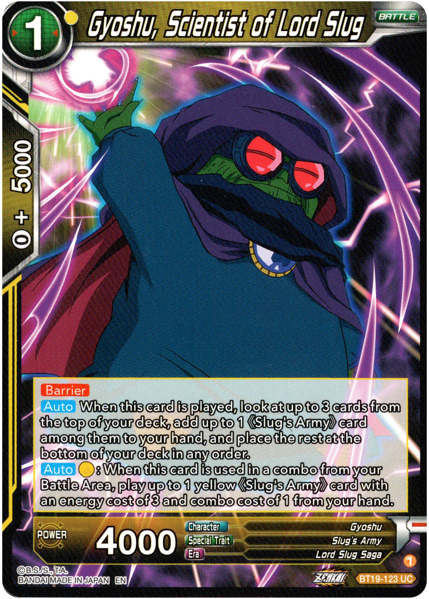 Gyoshu, Scientist of Lord Slug - BT19-123 - Fighter's Ambition - Card Cavern