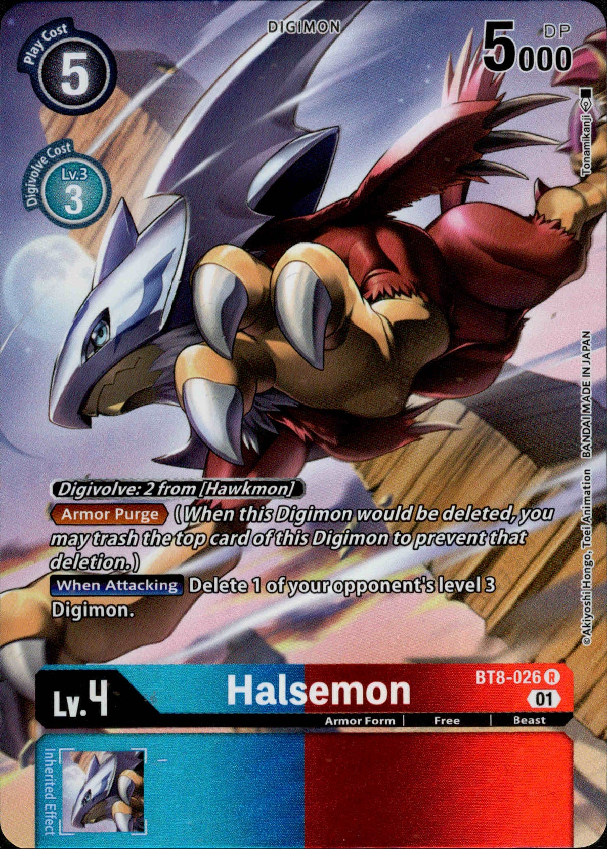 Halsemon Alternate Art - BT8-026 R - New Awakening - Foil - Card Cavern