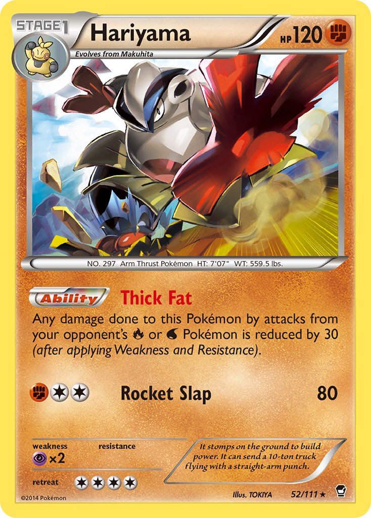 Hariyama - 52/111 - Furious Fists - Card Cavern