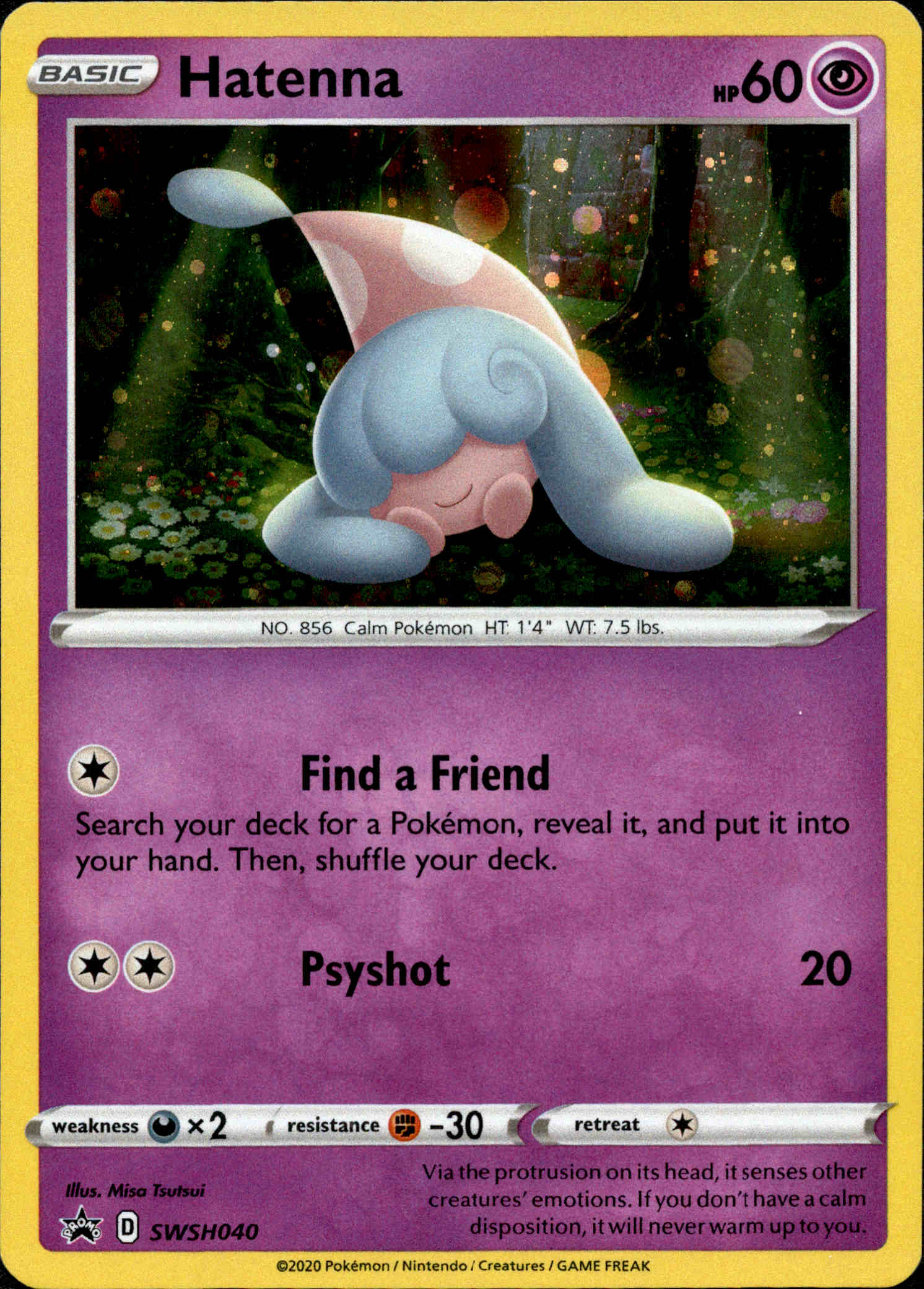 Hatenna - SWSH040 - Sword & Shield Promo - Card Cavern