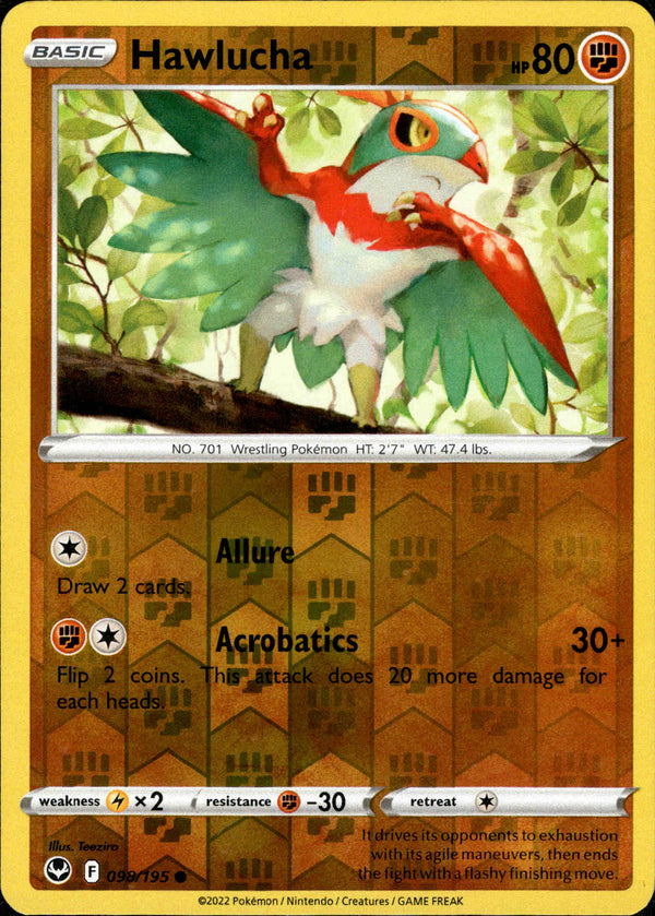 Hawlucha - 098/195 - Silver Tempest - Reverse Holo - Card Cavern