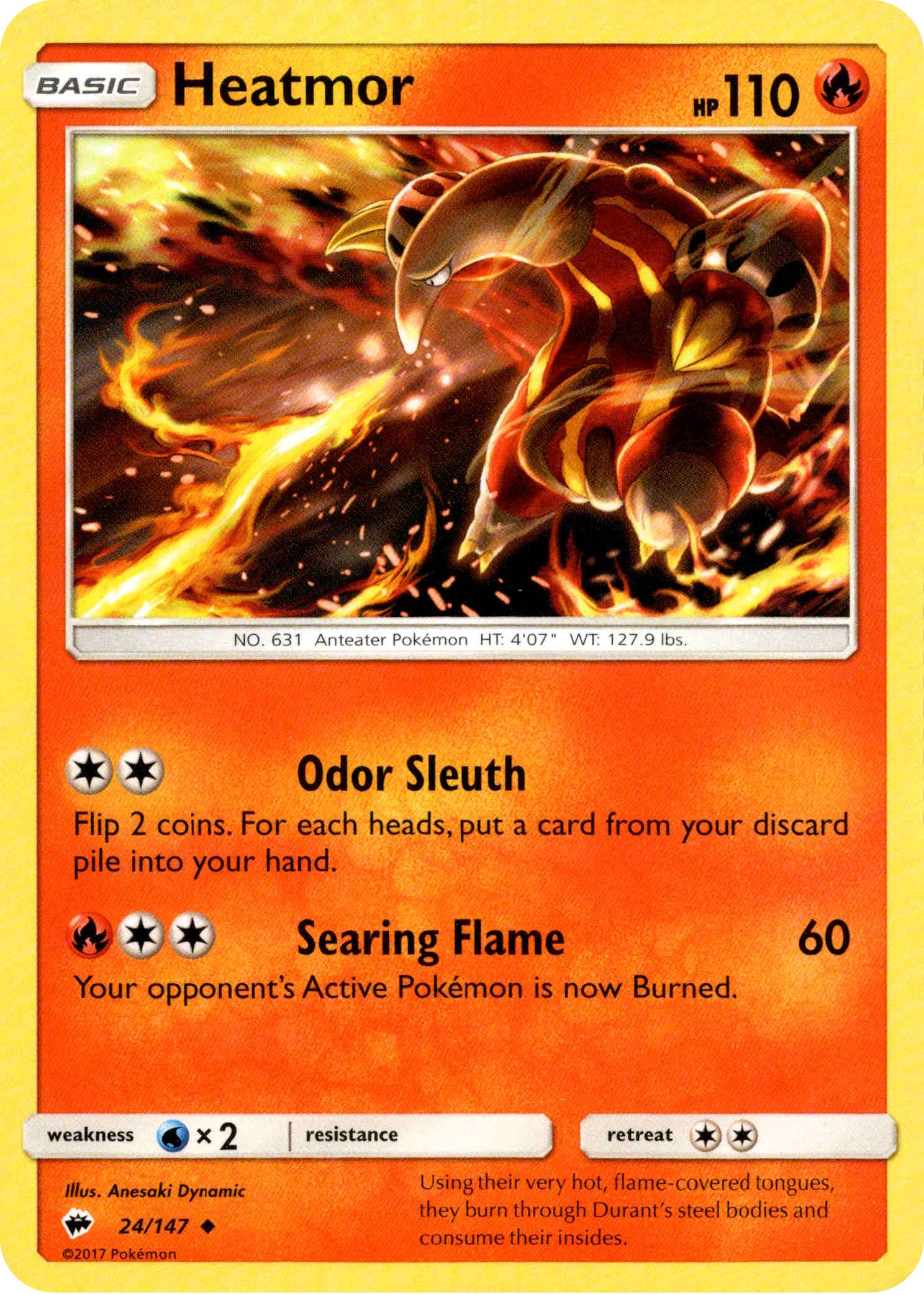Heatmor - 24/147 - Burning Shadows - Card Cavern