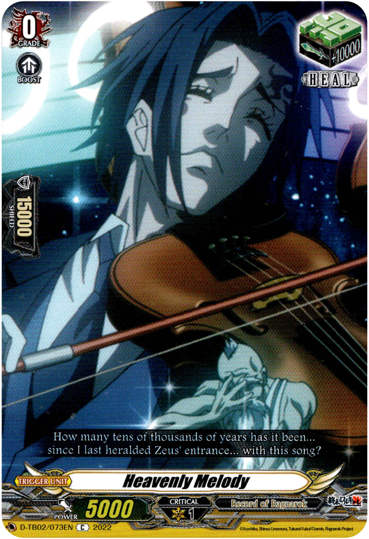 Heavenly Melody - D-TB02/073EN - Record of Ragnarok - Card Cavern