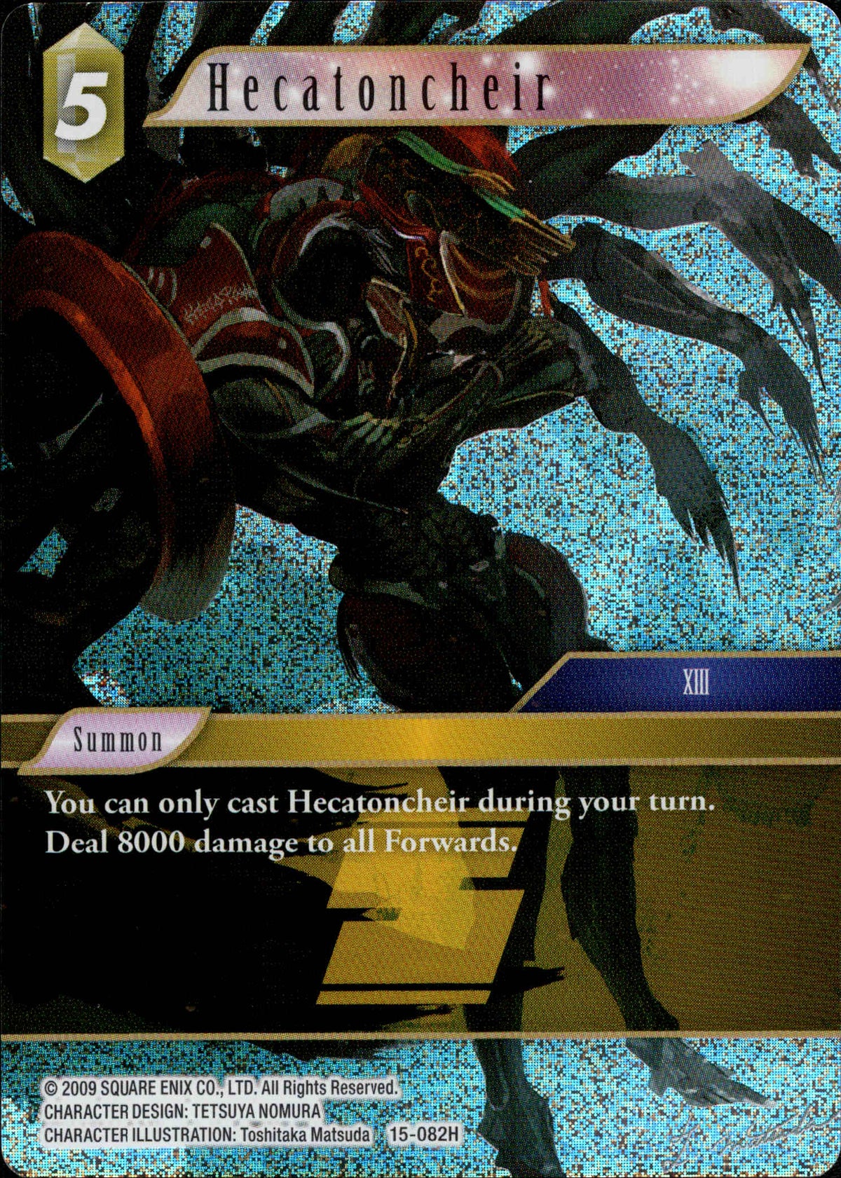Hecatoncheir - 15-082H - Crystal Dominion - Foil - Card Cavern