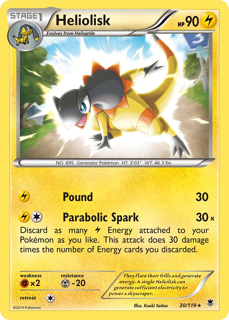 Heliolisk - 30/119 - Phantom Forces - Holo - Card Cavern