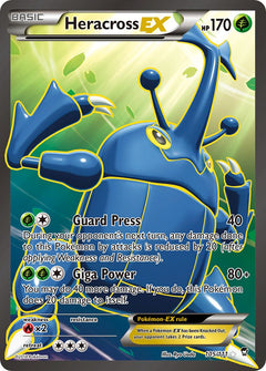 Heracross EX Full Art - 105/111 - Furious Fists - Holo - Card Cavern