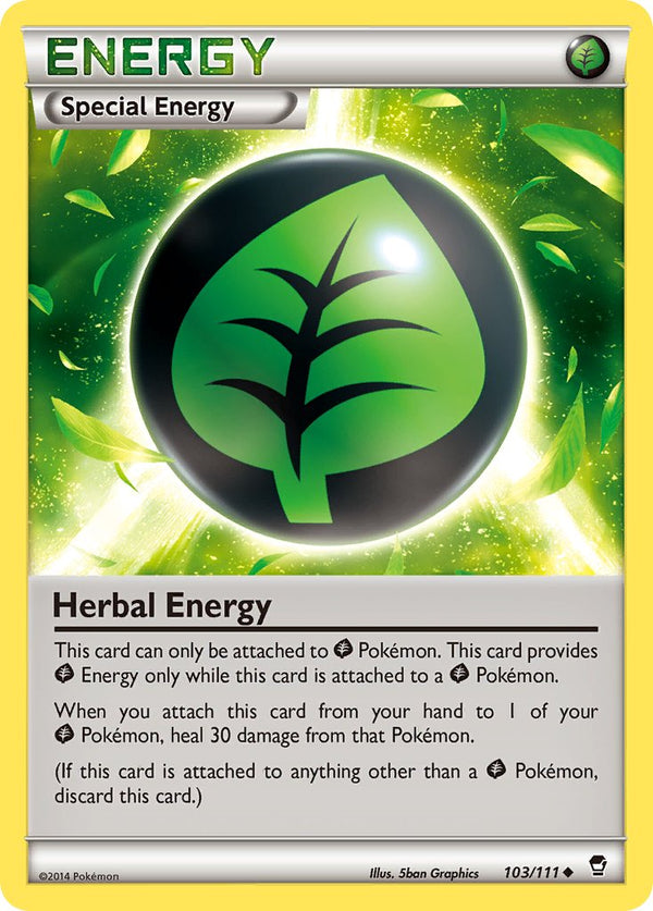 Herbal Energy - 103/111 - Furious Fists - Card Cavern