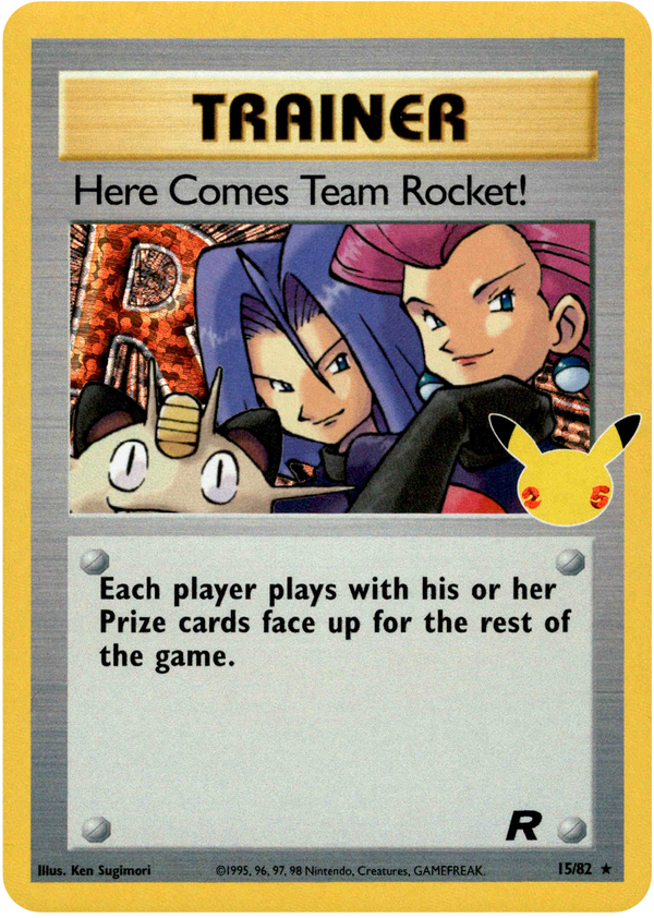 Here Comes Team Rocket! (Classic Collection) - 15/82 - Celebrations - Holo - Card Cavern