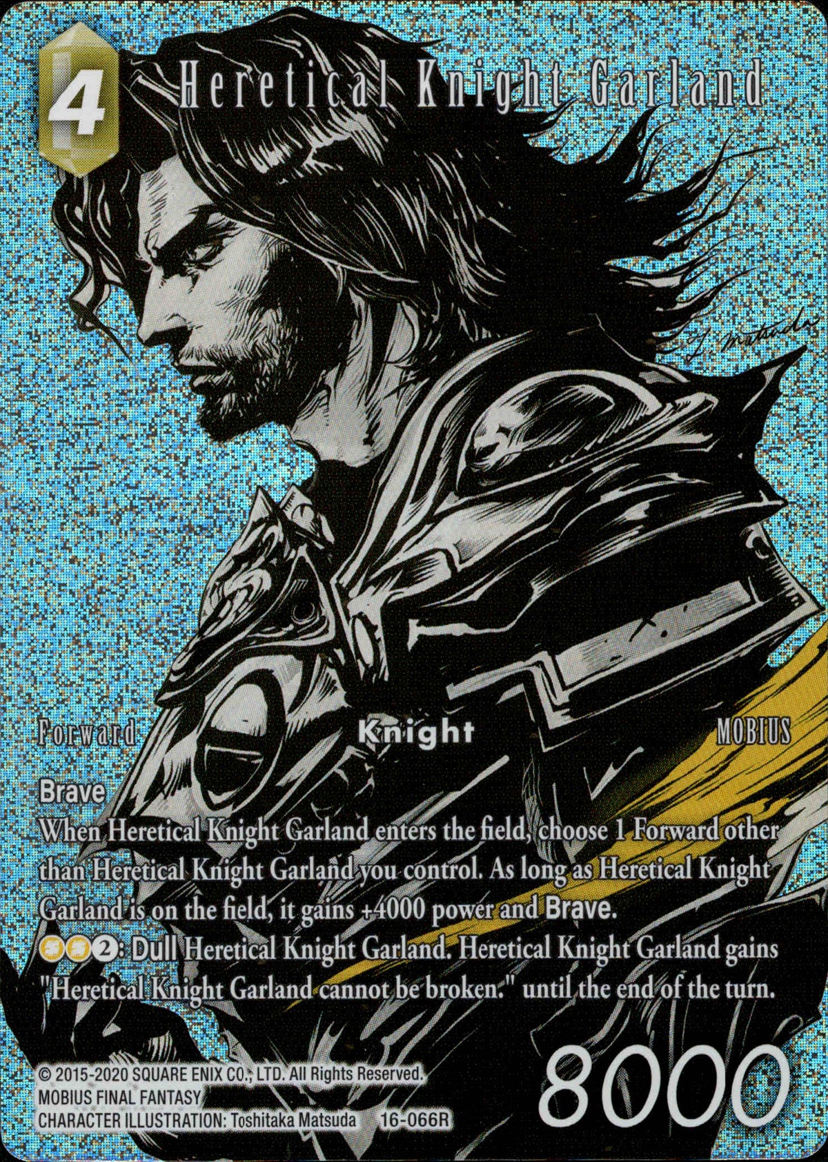 Heretical Knight Garland Full Art - 16-066R - Emissaries of Light - Foil - Card Cavern