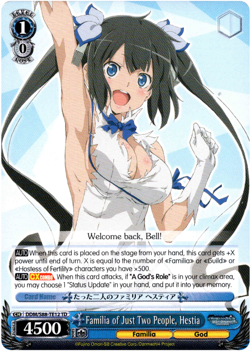 [Hestia Familia] - DDM/S88-TE08 TD - Is it Wrong to Try to Pick Up Girls in a Dungeon? - Card Cavern