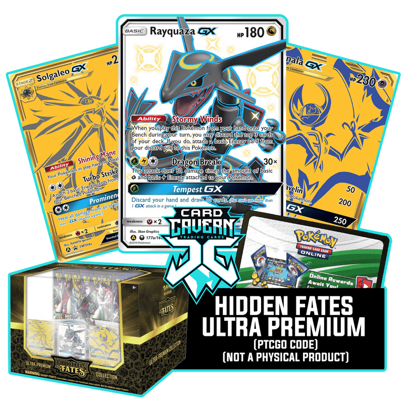 Hidden Fates Ultra Premium - Promos - PTCGO Code - Card Cavern