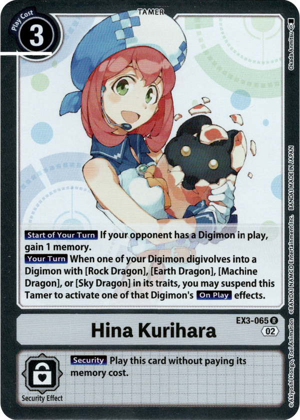 Hina Kurihara - EX3-065 R - Draconic Roar - Foil - Card Cavern