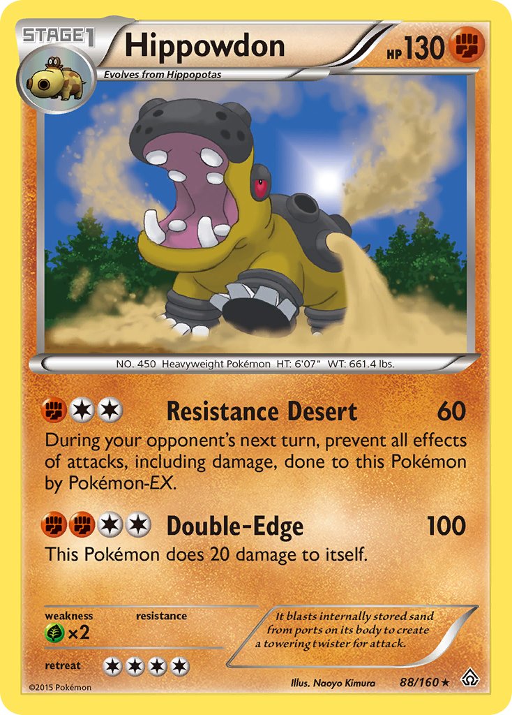 Hippowdon - 88/160 - Primal Clash - Holo - Card Cavern