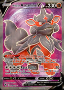 Hisuian Arcanine V Full Art - 179/195 - Silver Tempest - Holo - Card Cavern
