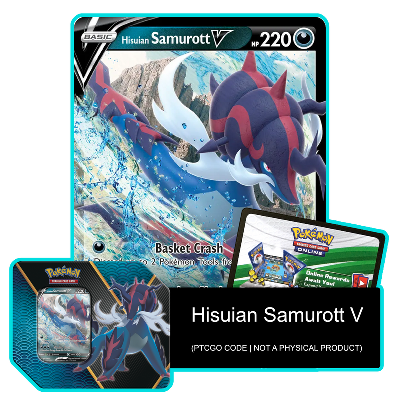 Divergent Powers Tin: Hisuian Samurott V SWSH239 - Pokemon TCG Live Code - Card Cavern