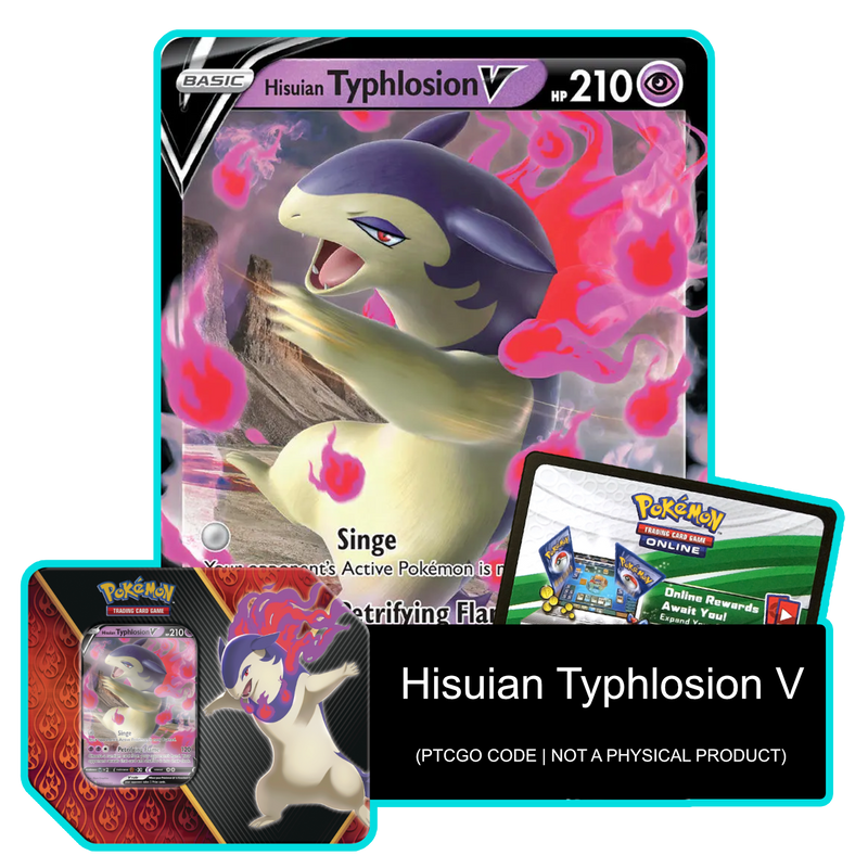 Divergent Powers Tin: Hisuian Typhlosion V SWSH237 - Pokemon TCG Live Code - Card Cavern