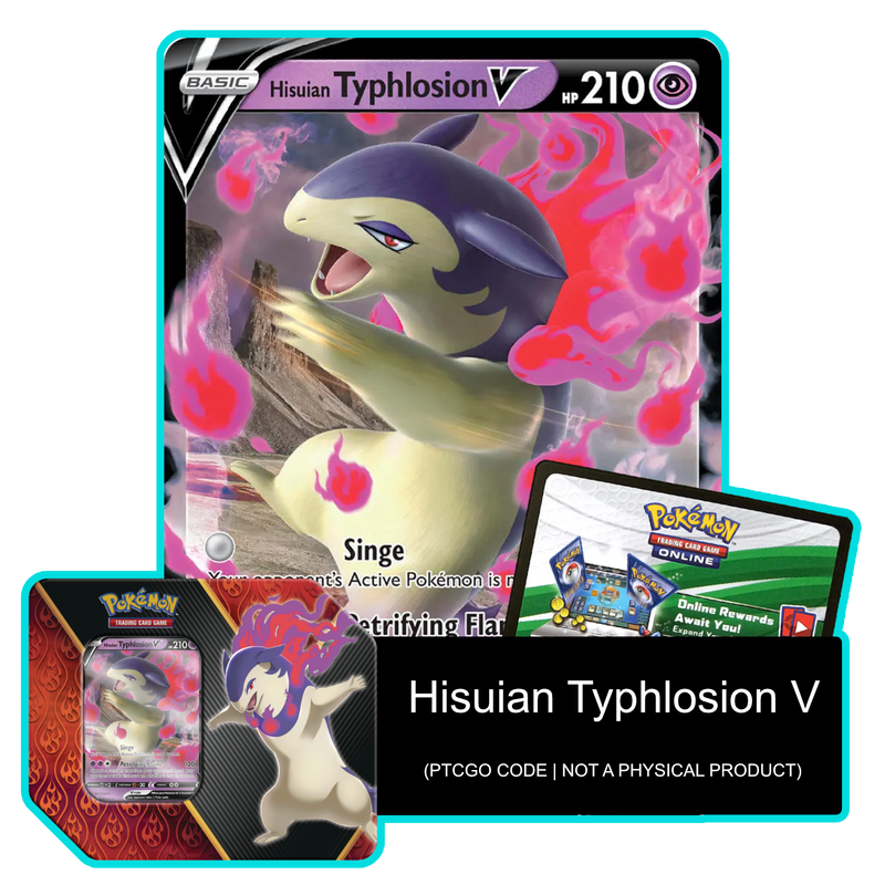 hisuian typhlosion pokemon card value Divergent Powers Tin: Hisuian Typhlosion V SWSH237
