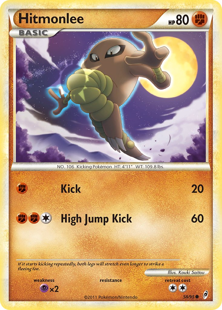 Hitmonlee - 58/95 - Call of Legends - Card Cavern