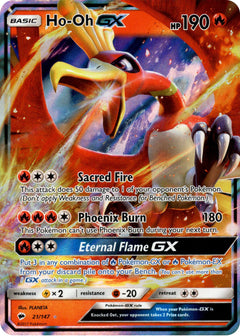 Ho-Oh GX - 21/147 - Burning Shadows - Holo - Card Cavern
