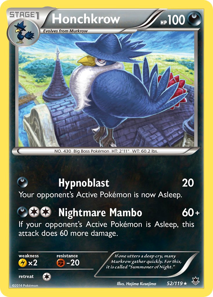 Honchkrow - 52/119 - Phantom Forces - Card Cavern