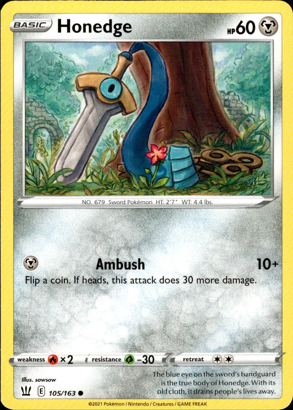 Honedge - 105/163 - Battle Styles - Card Cavern