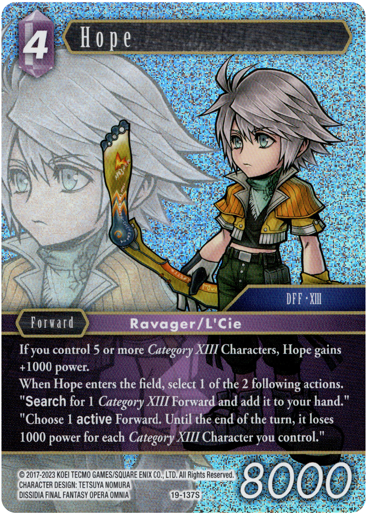 Hope - 19-137S - From Nightmares - Foil - Card Cavern
