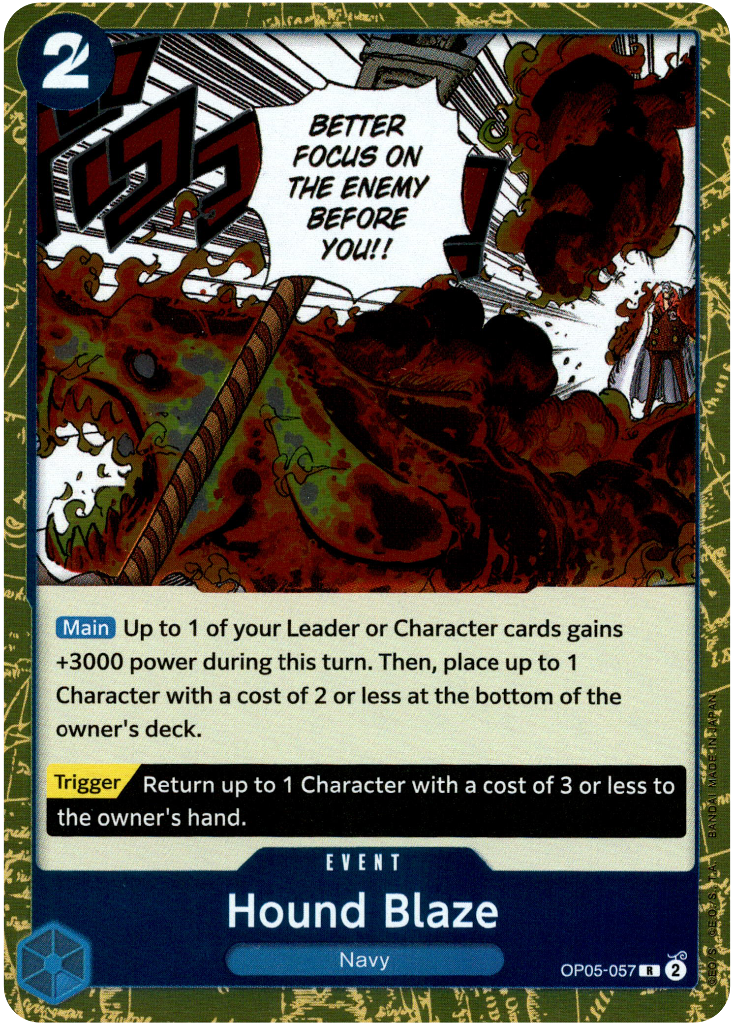 Hound Blaze - OP05-057 - Awakening of the New Era - Foil - Card Cavern